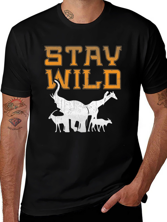 Stay Wild Animal Graphic T-Shirt