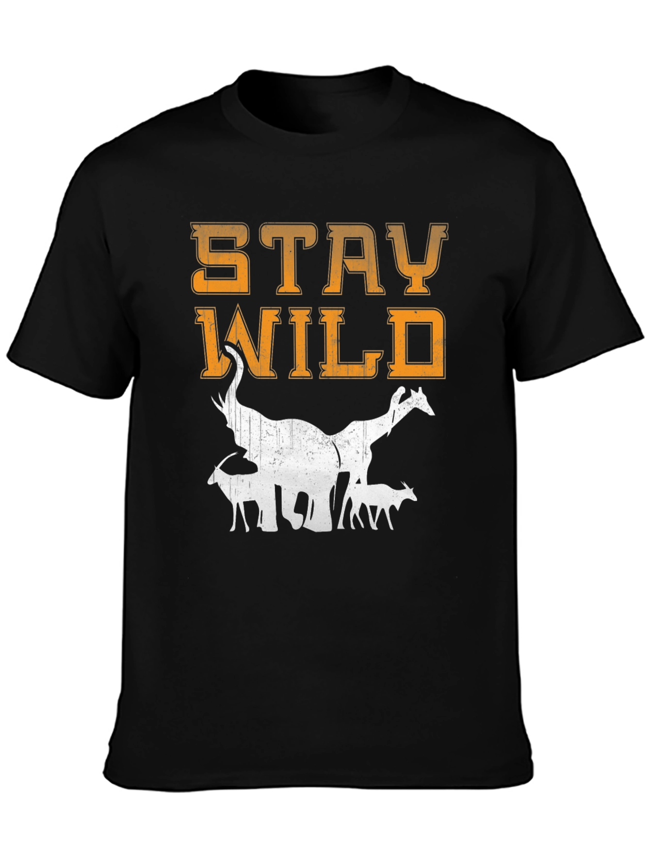 Stay Wild Animal Graphic T-Shirt