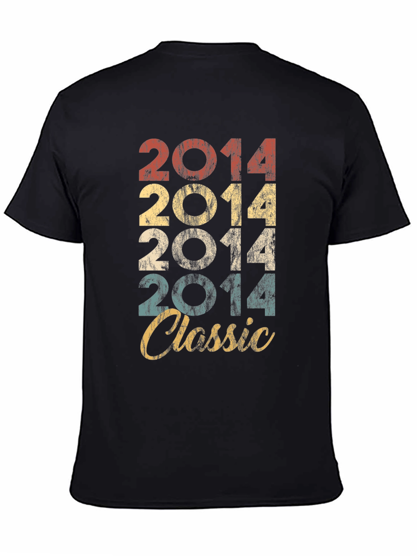 2014 Classic Retro Graphic T-Shirt