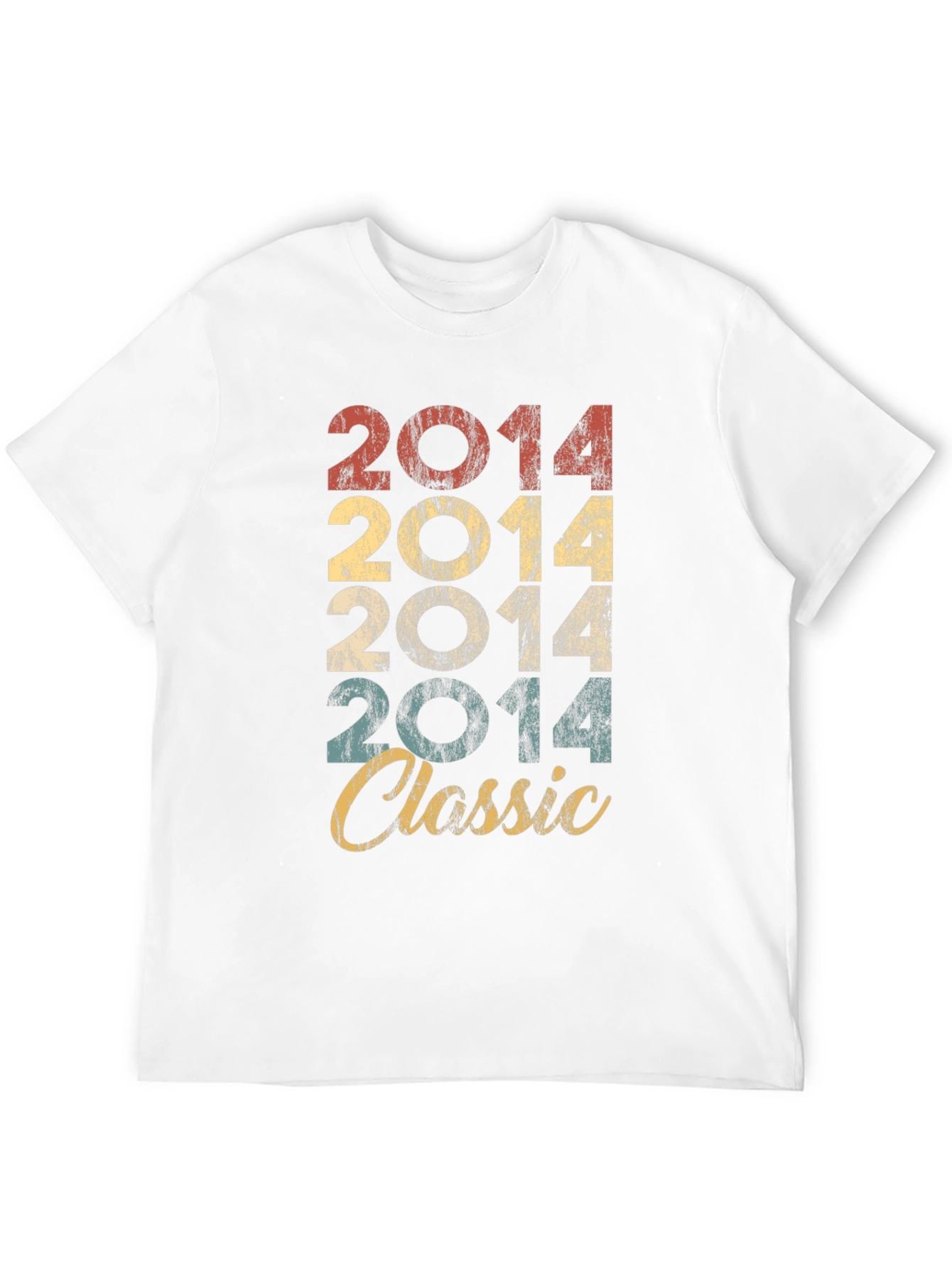 2014 Classic Retro Graphic T-Shirt