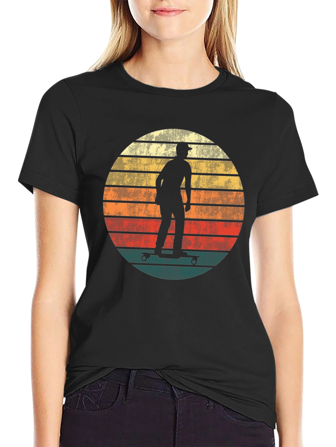 Retro Skateboarder Graphic Tee
