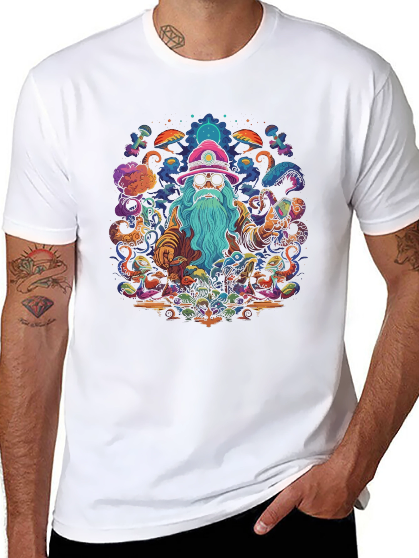 Psychedelic Wizard T-Shirt