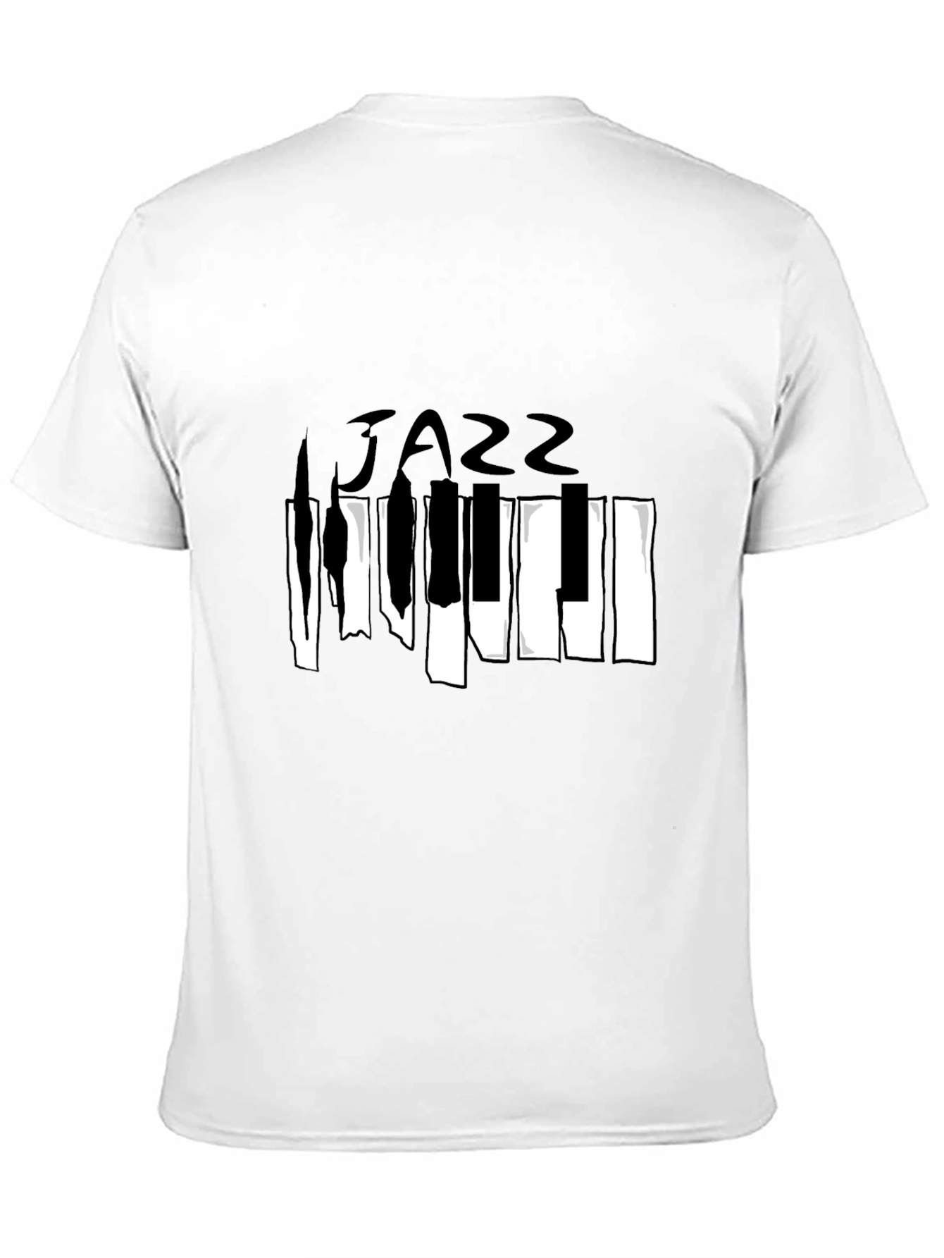 Jazz Piano Graphic Tee - Stylish Music Lover Shirt