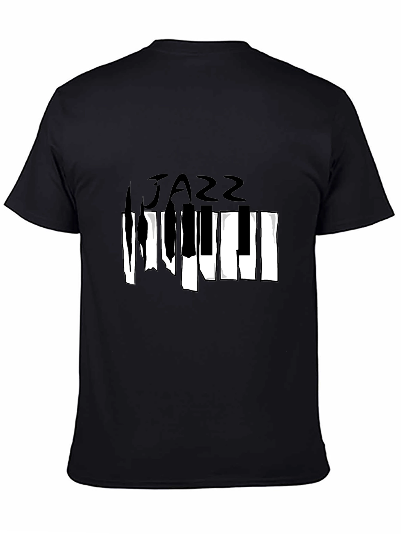 Jazz Piano Graphic Tee - Stylish Music Lover Shirt