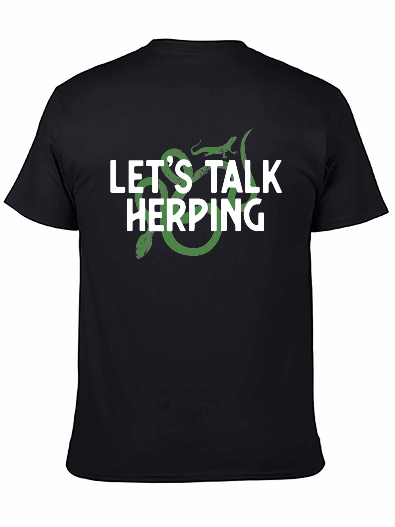 Lets Talk Herping Graphic T-Shirt - Reptile Lover Tee