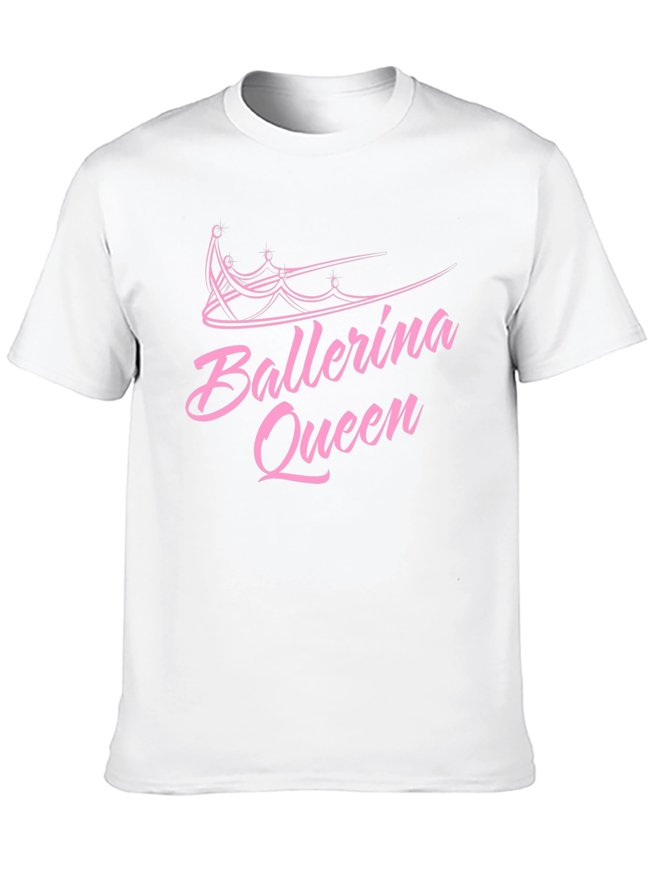 Ballerina Queen Black Graphic T-Shirt