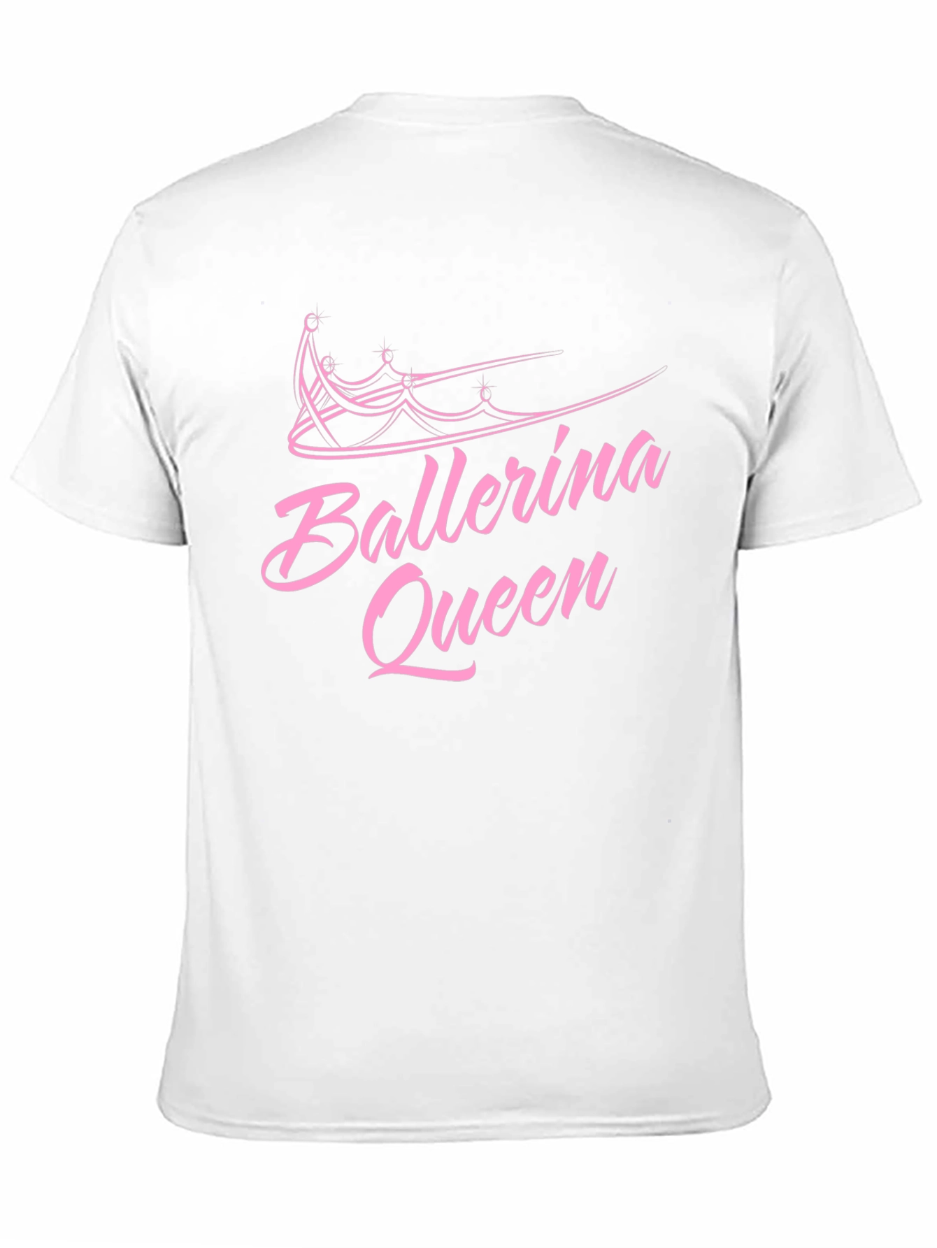 Ballerina Queen Black Graphic T-Shirt