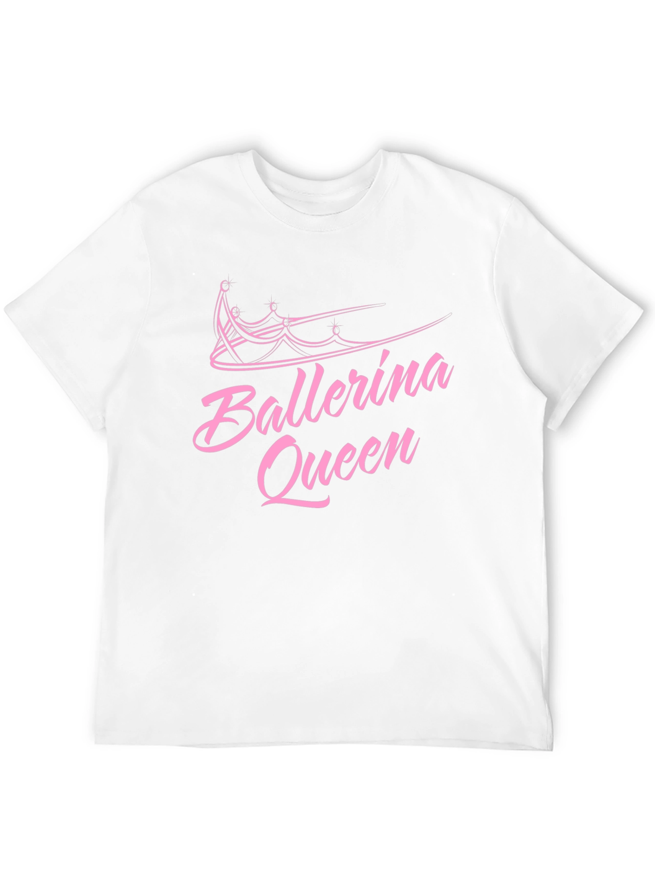 Ballerina Queen Black Graphic T-Shirt