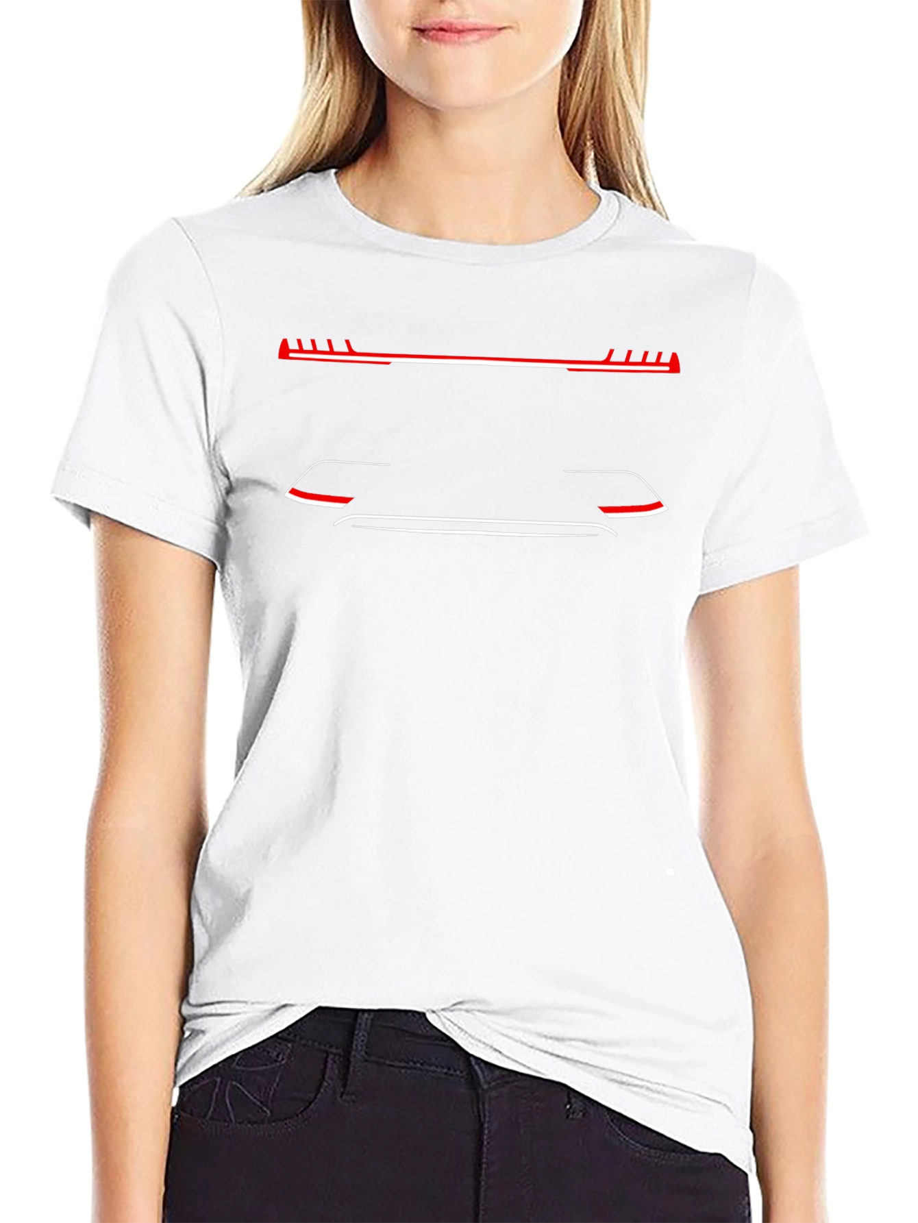 Modern Car Tail Light Graphic T-Shirt