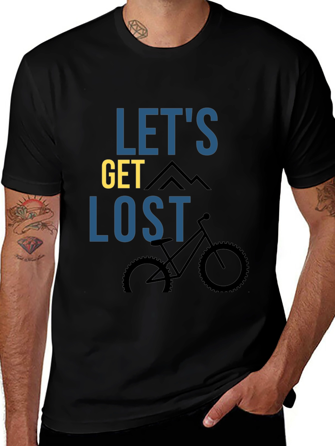 Lets Get Lost Mountain Bike T-Shirt