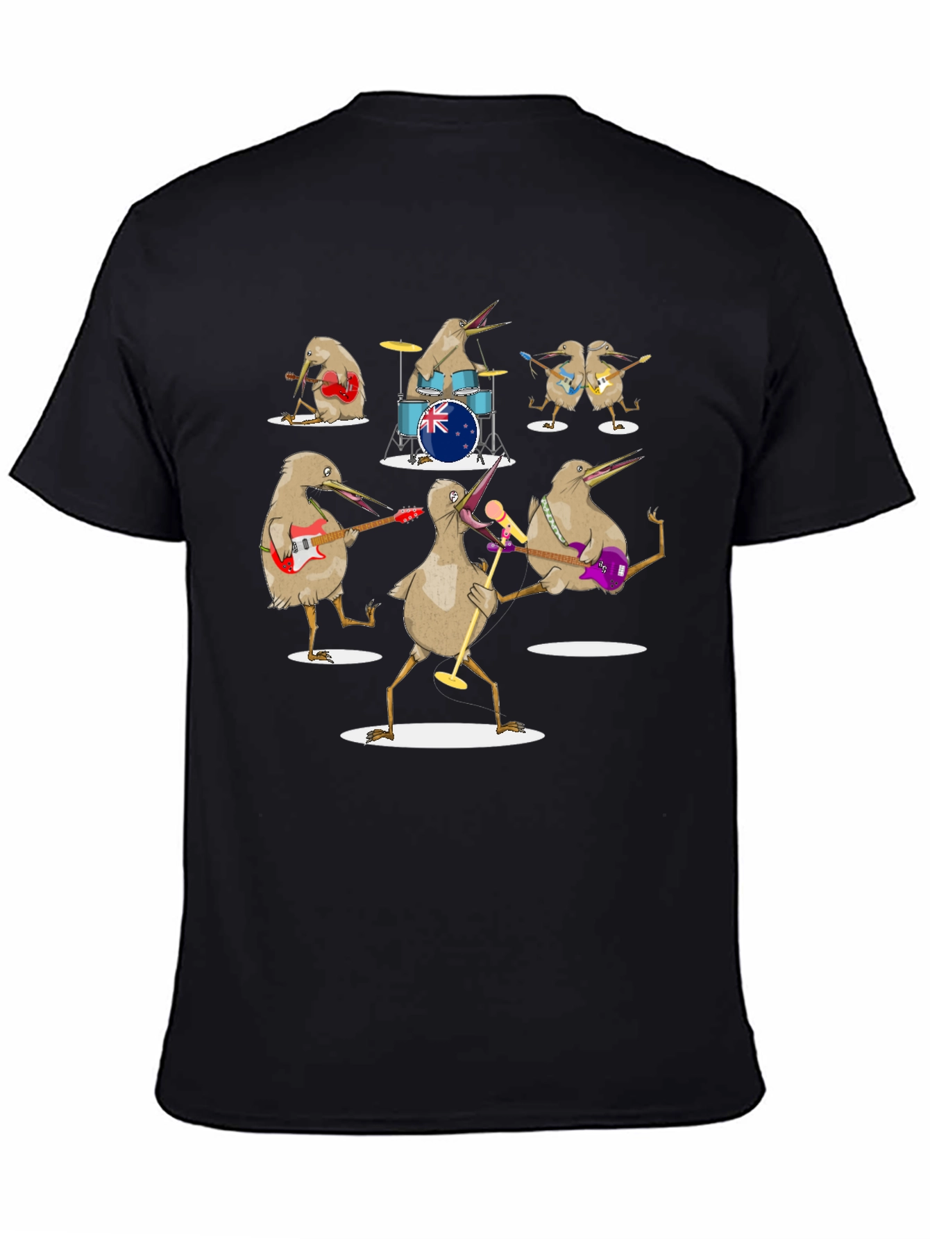 Kiwi Band T-Shirt - Unique Graphic Tee