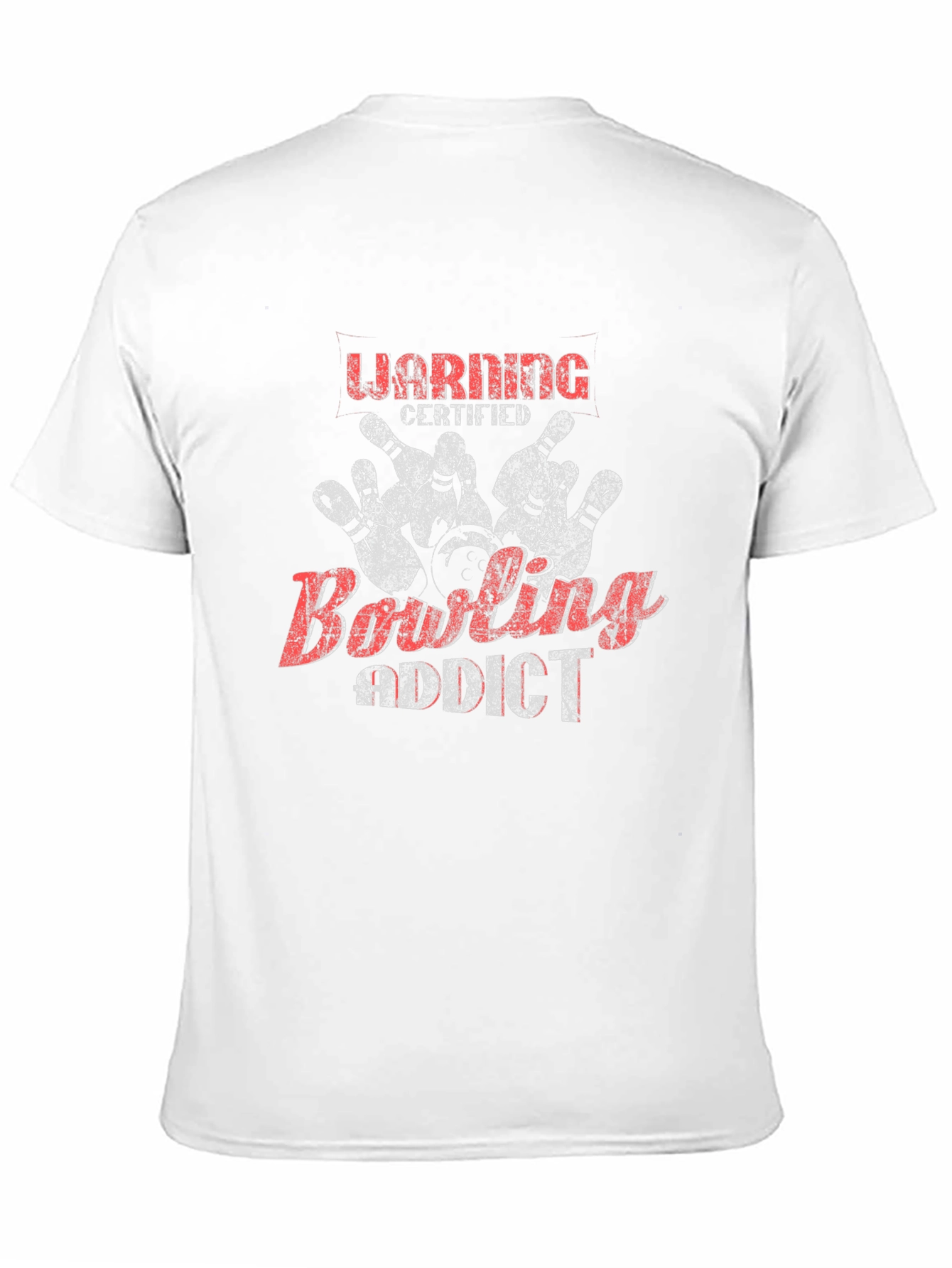Bowling Addict Black T-Shirt