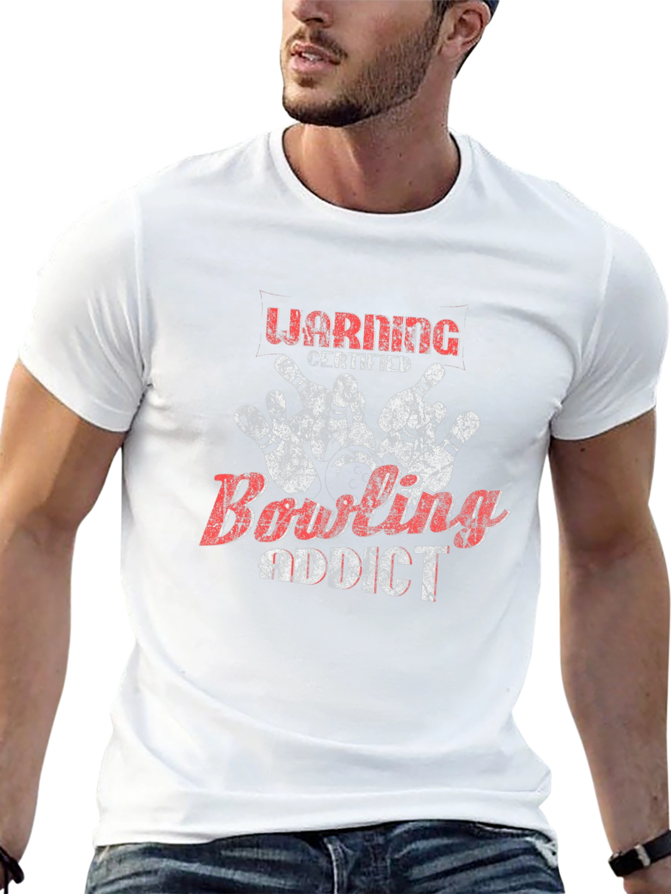 Bowling Addict Black T-Shirt