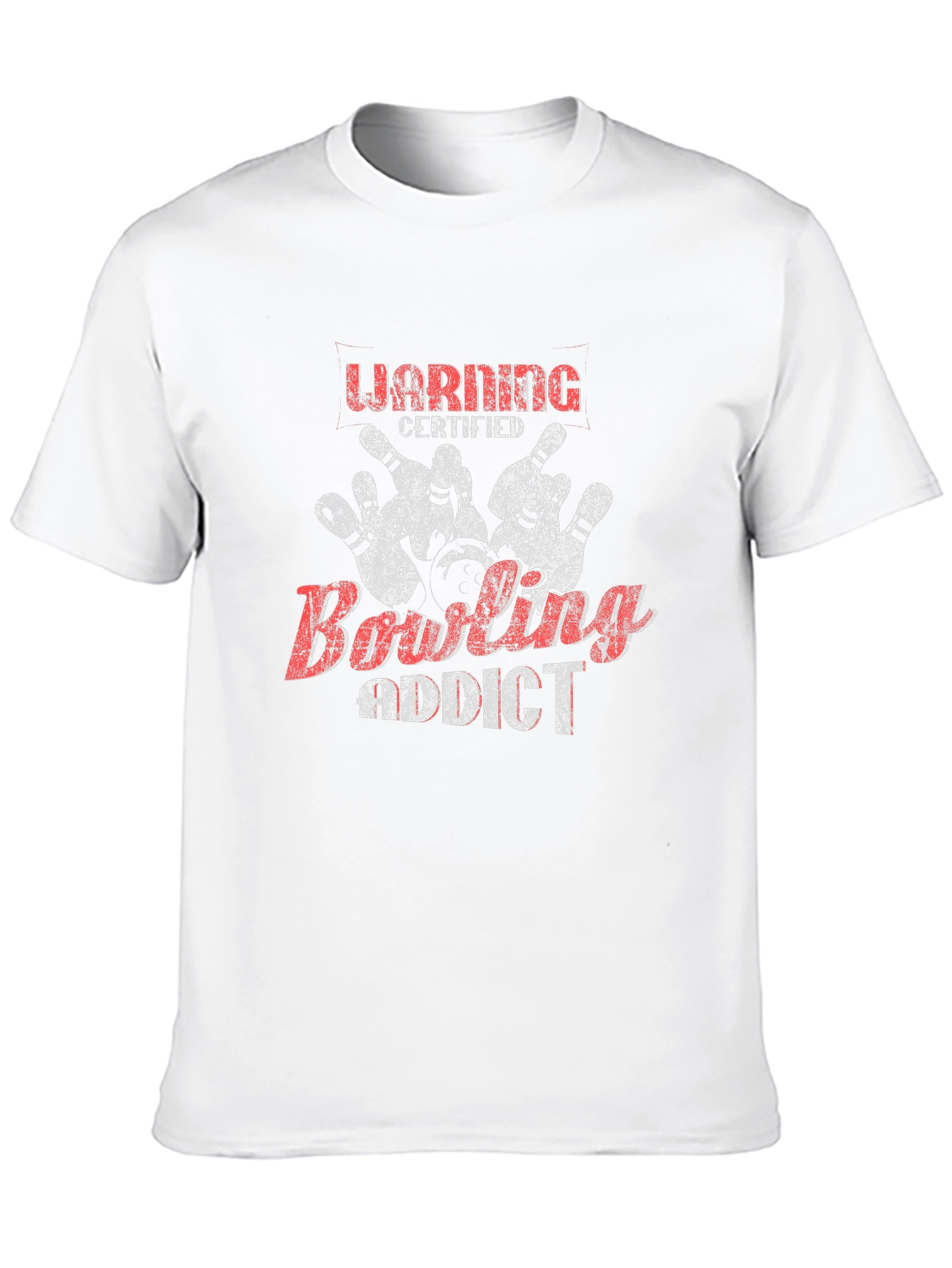 Bowling Addict Black T-Shirt