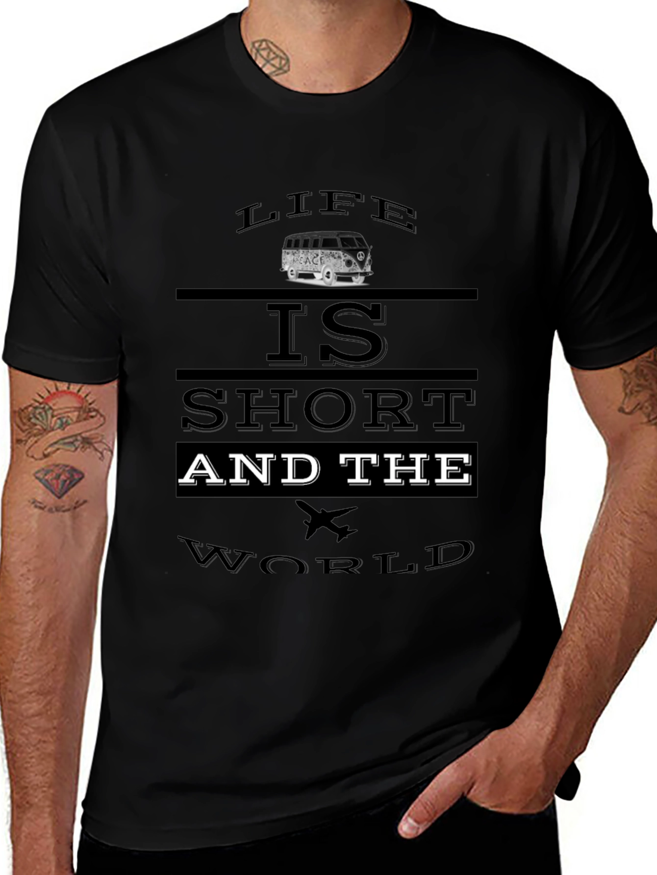 Life is Short Travel T-Shirt