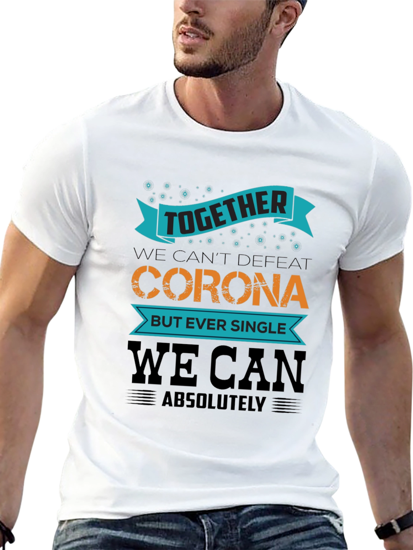 Together We Can Black T-Shirt