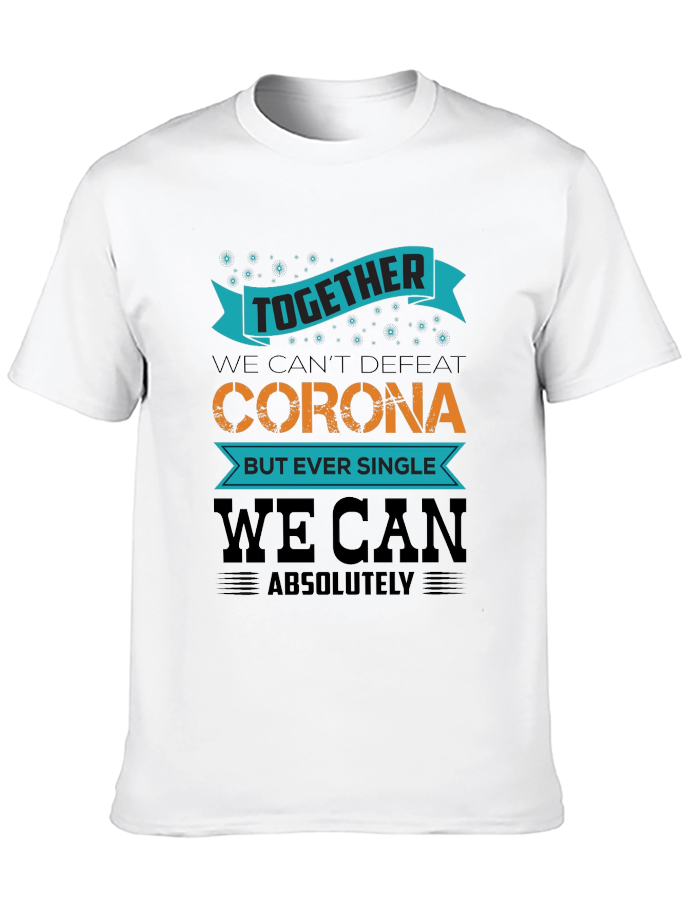 Together We Can Black T-Shirt
