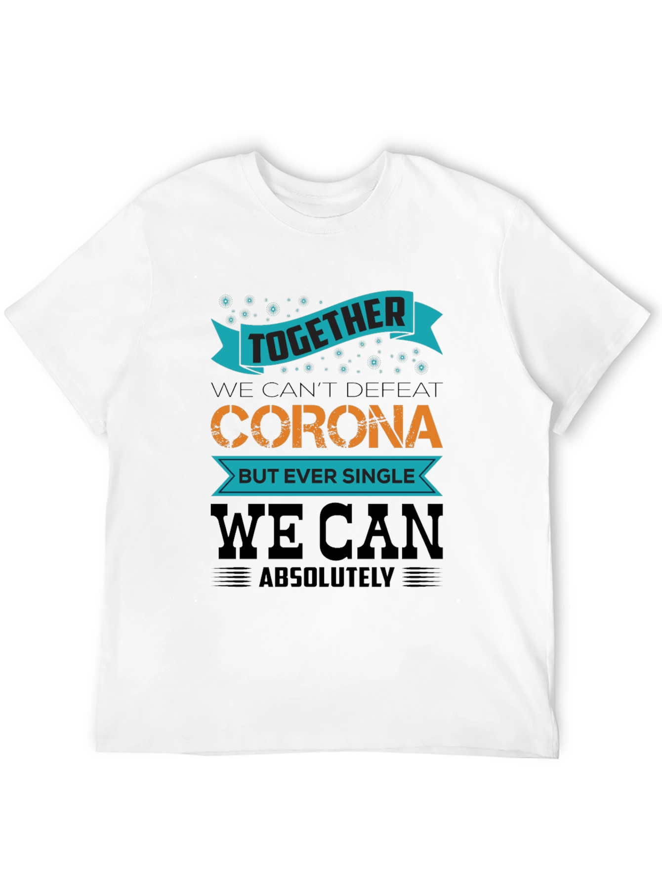Together We Can Black T-Shirt