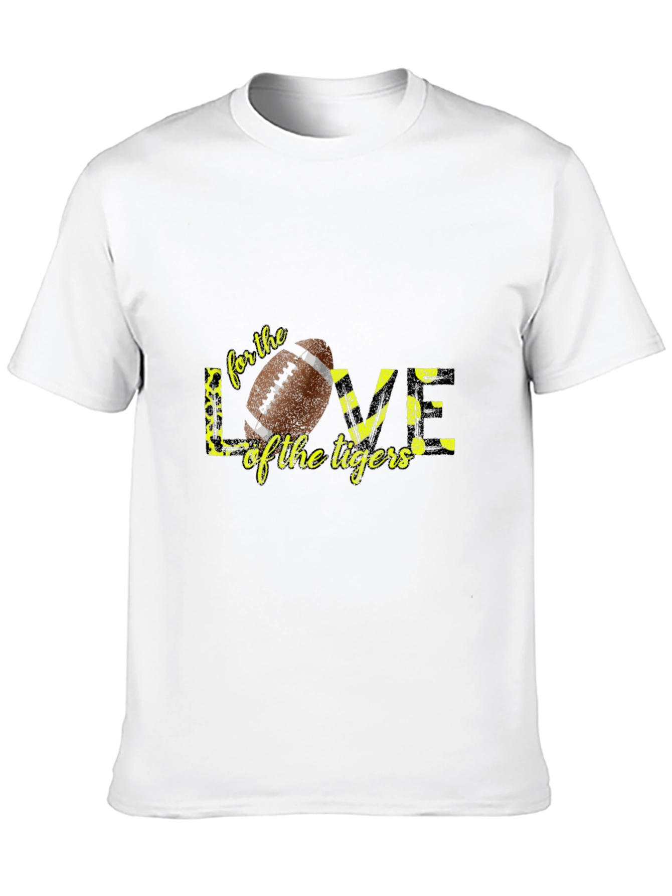 Love for the Tigers Football Graphic Tee