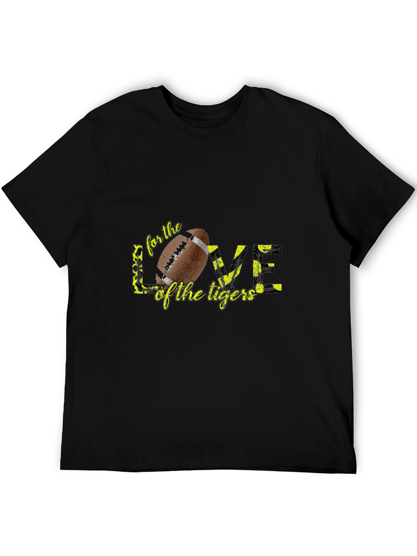 Love for the Tigers Football Graphic Tee