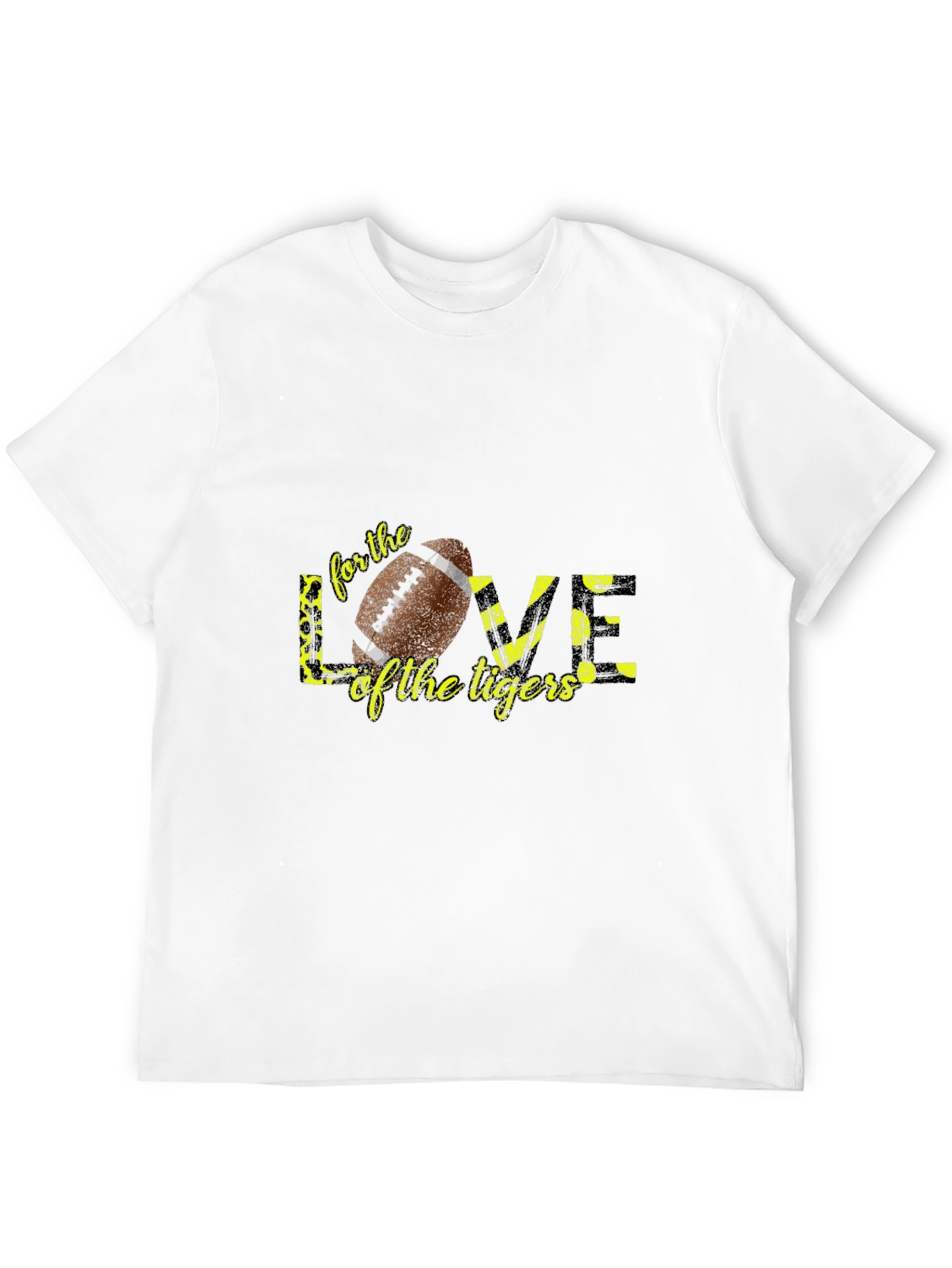 Love for the Tigers Football Graphic Tee