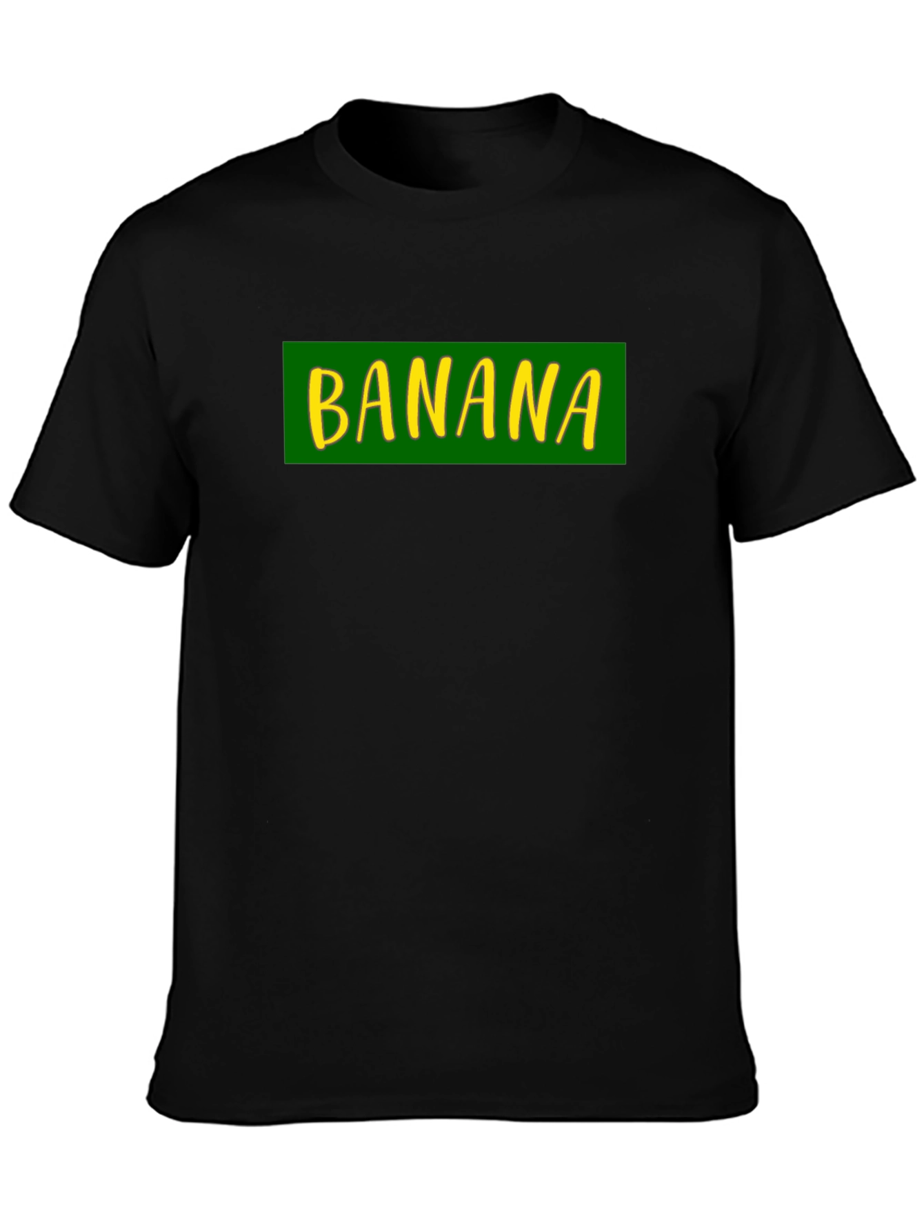 Banana Graphic Black T-Shirt