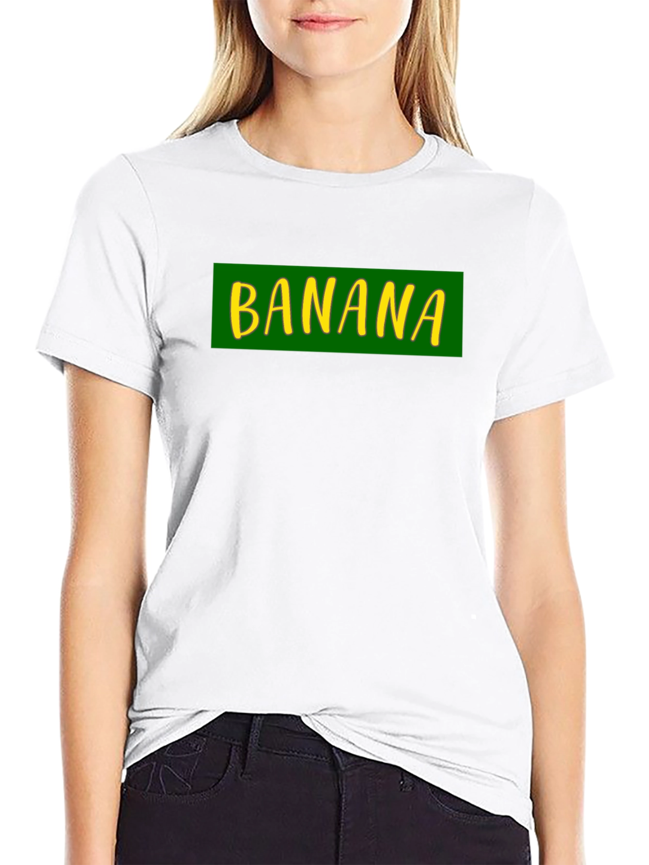 Banana Graphic Black T-Shirt