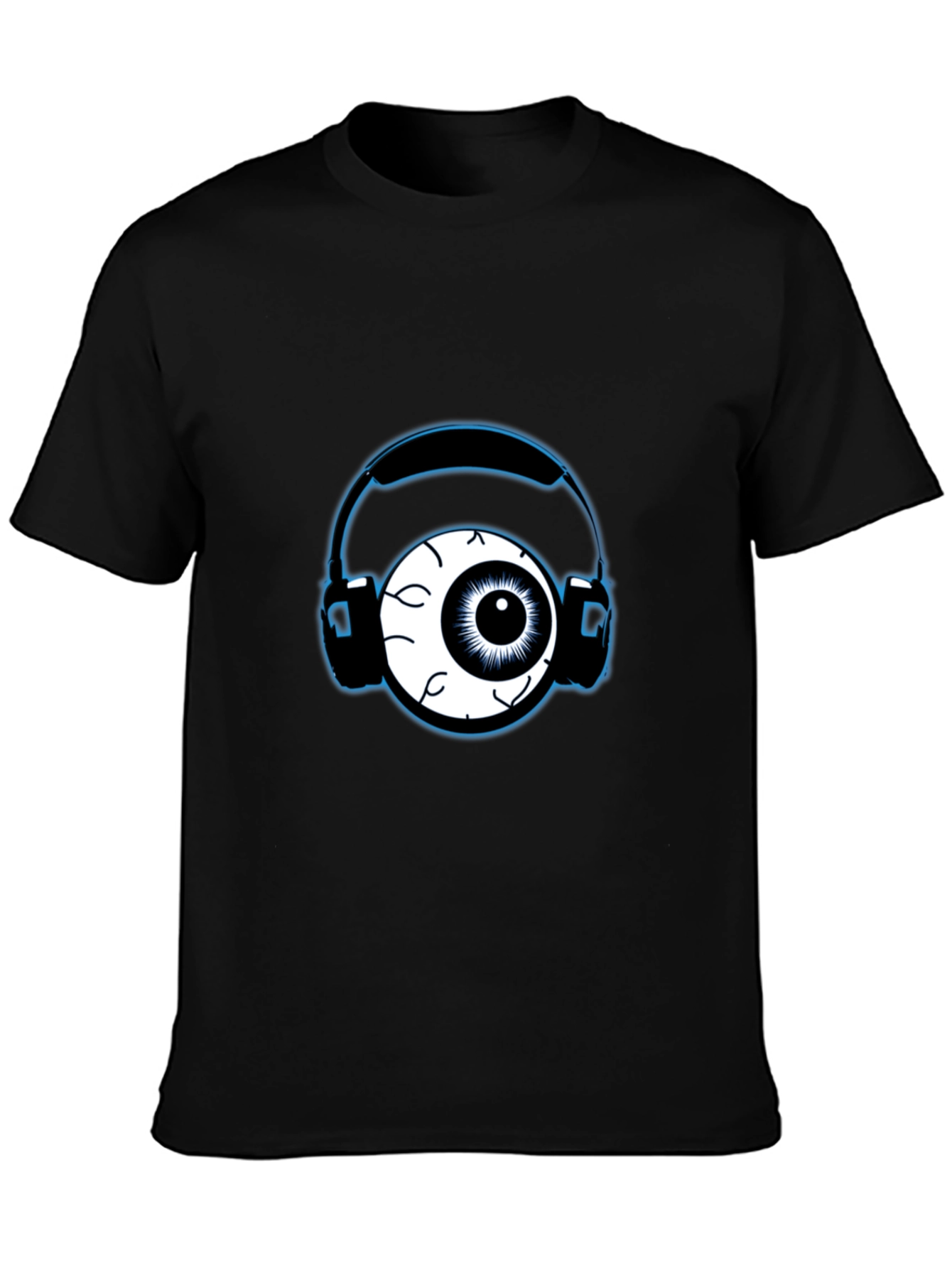 Eye See Music Graphic T-Shirt - Cool Design