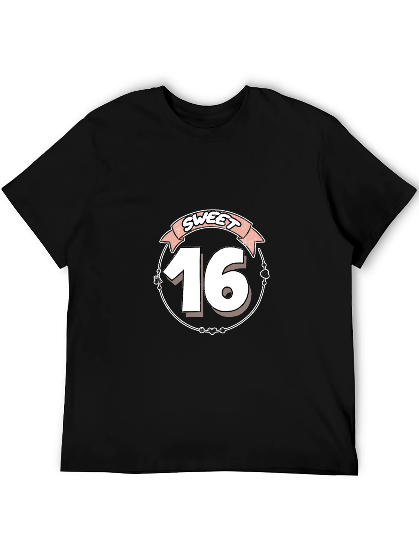 Sweet Sixteen Birthday T-Shirt - Black
