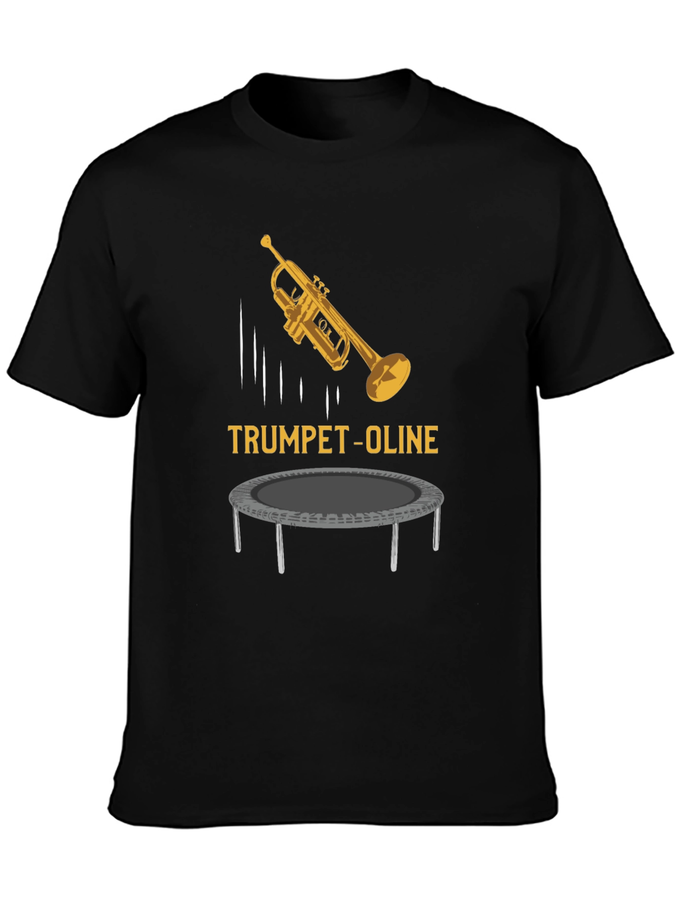 Trumpet-Oline Black Graphic Tee