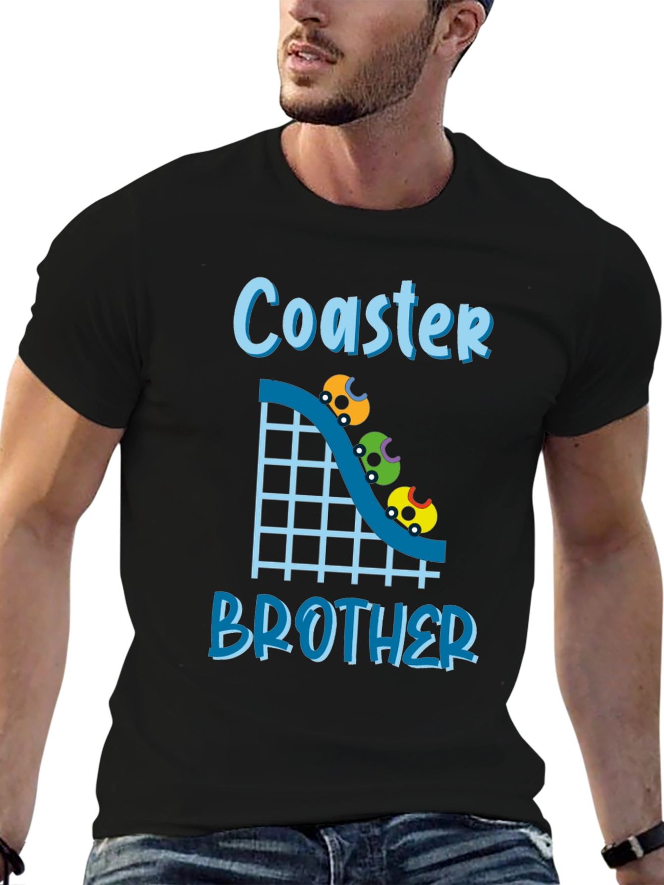 Coaster Brother Graphic Tee - Ride in Style!