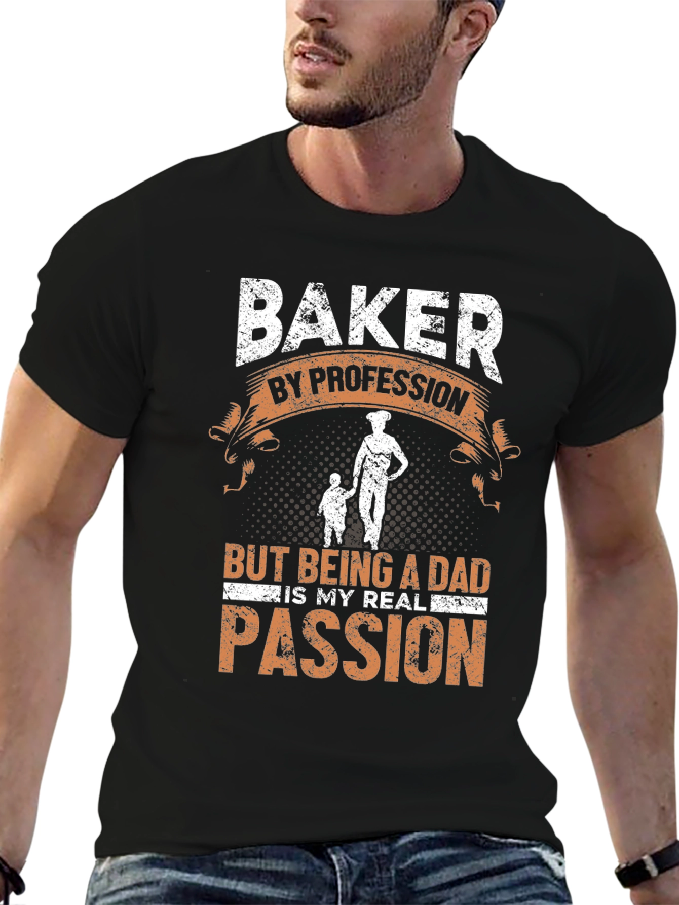 Baker Dad T-Shirt - Profession & Passion