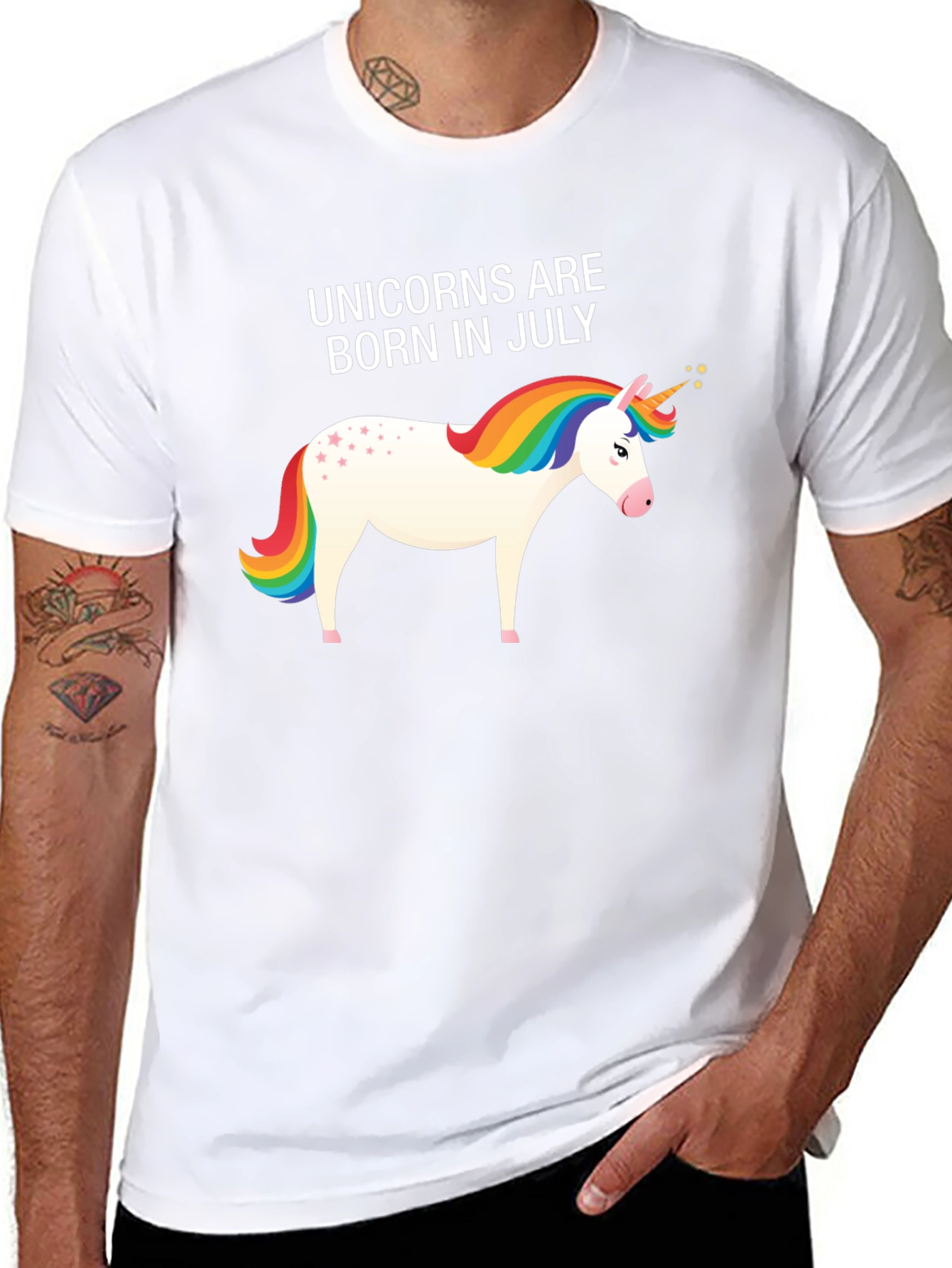 Unicorns Born in July T-Shirt