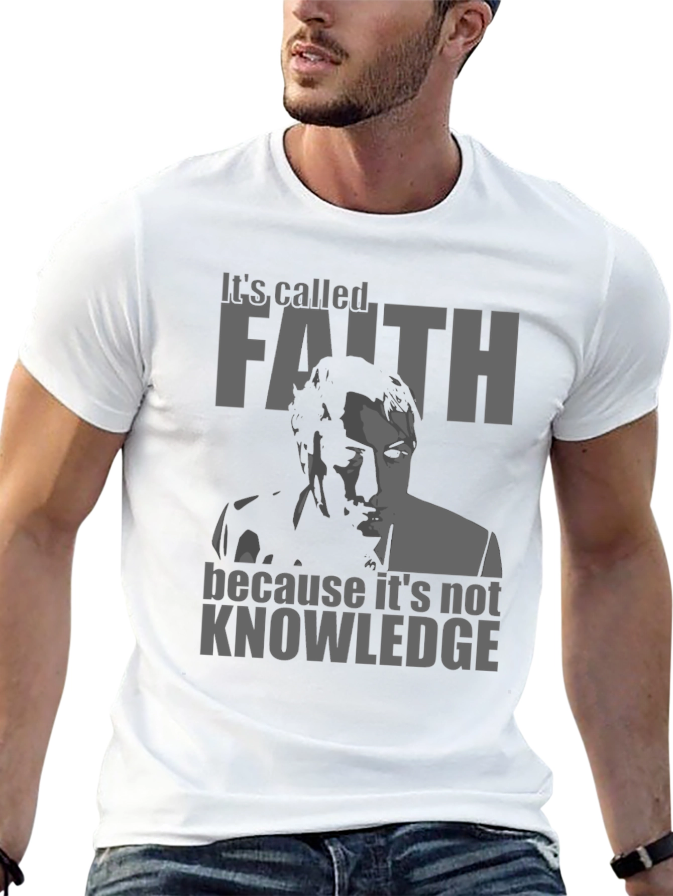 Faith vs. Knowledge T-Shirt - Philosophy Tee