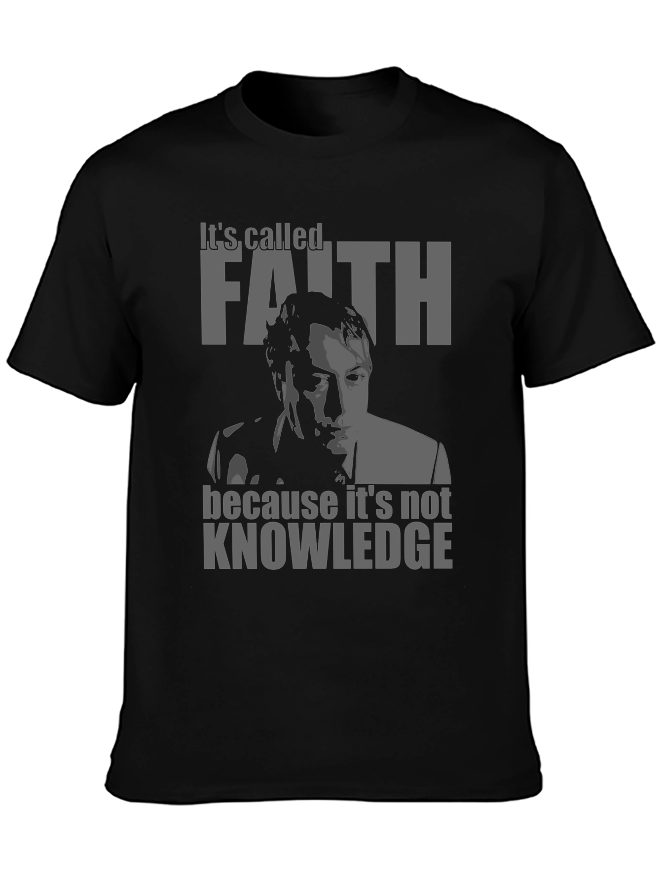 Faith vs. Knowledge T-Shirt - Philosophy Tee