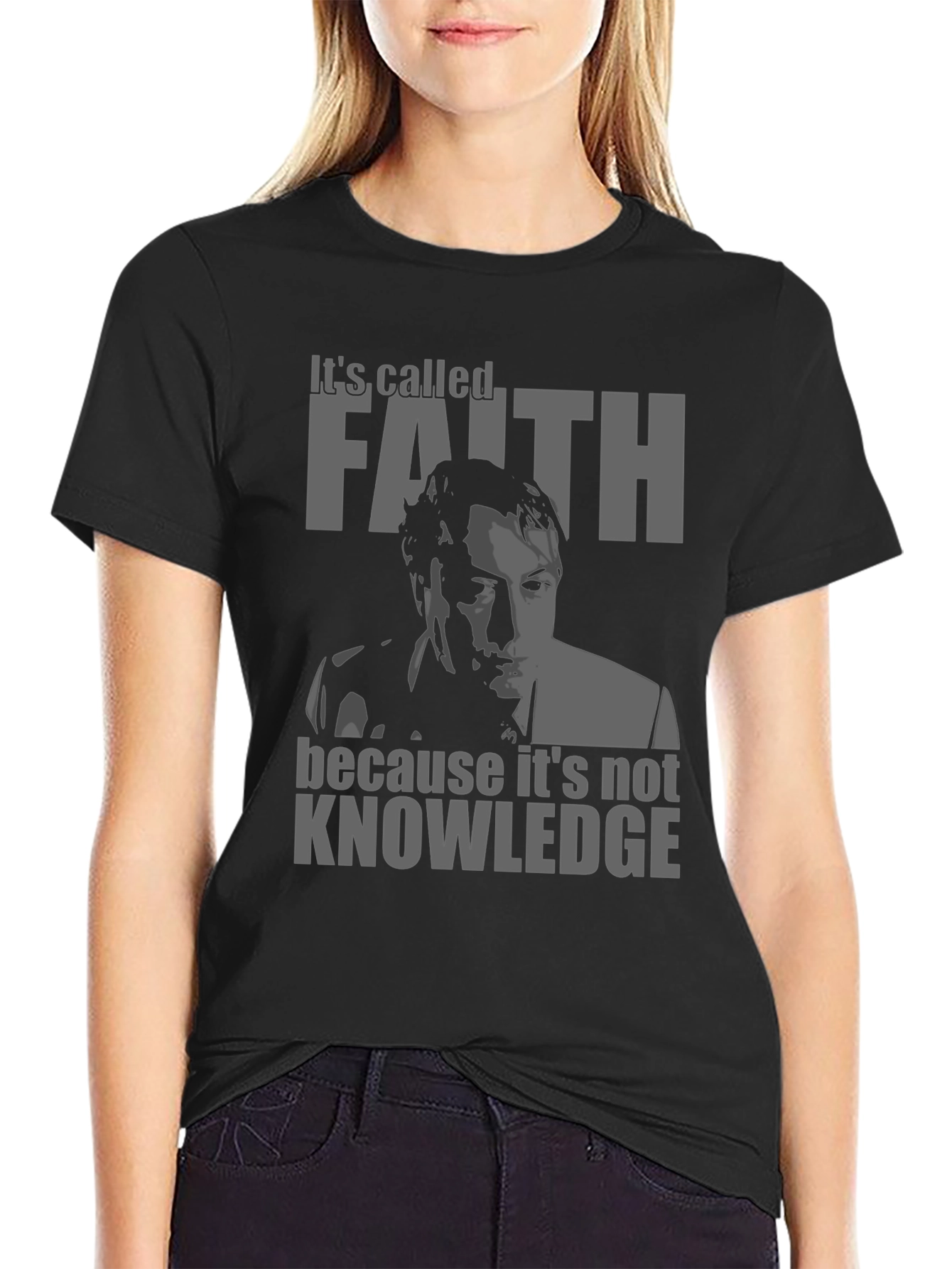 Faith vs. Knowledge T-Shirt - Philosophy Tee