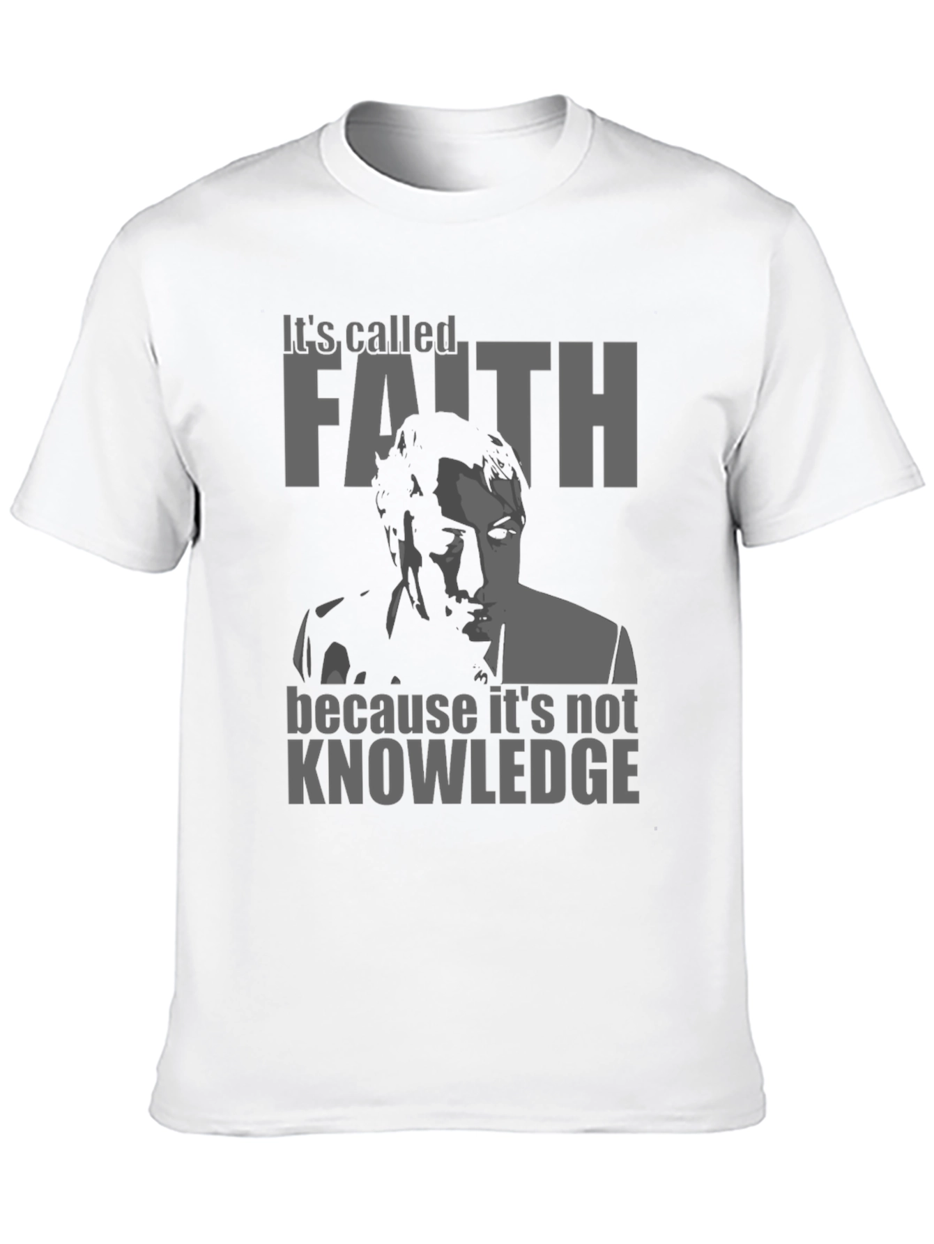 Faith vs. Knowledge T-Shirt - Philosophy Tee