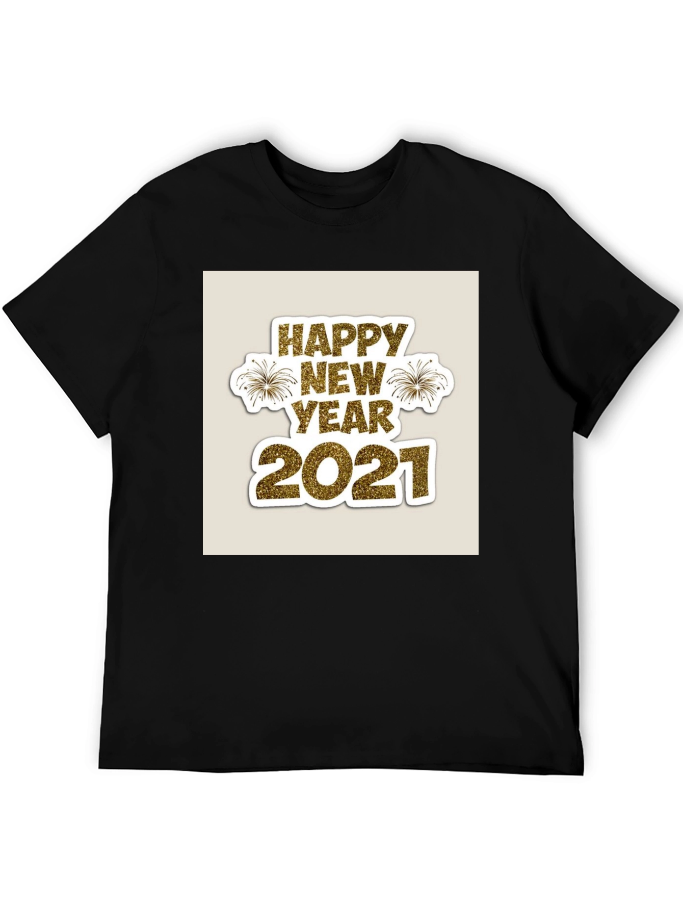 Festive Happy New Year 2021 Graphic Tee