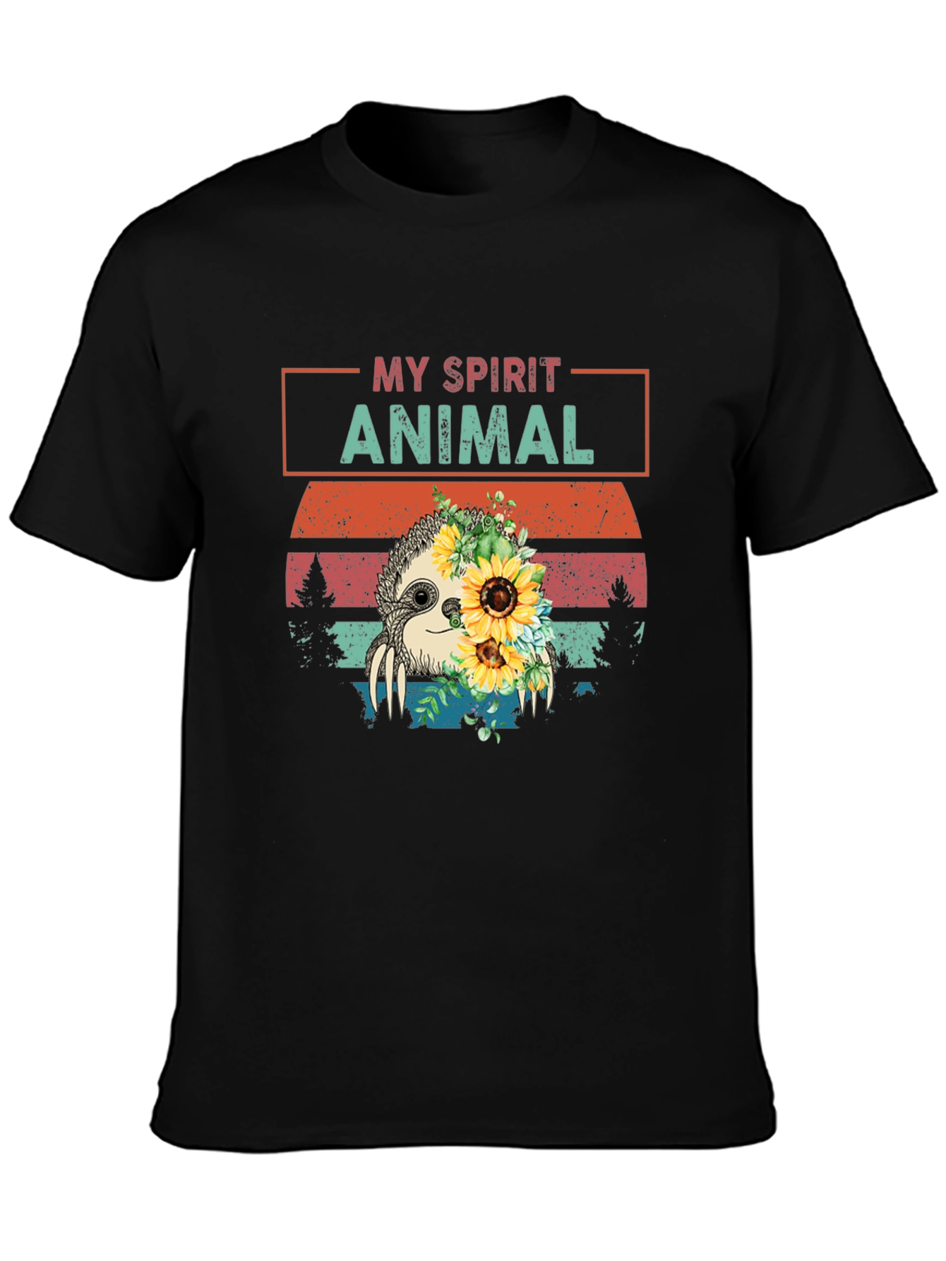 My Spirit Animal Sloth Graphic T-Shirt