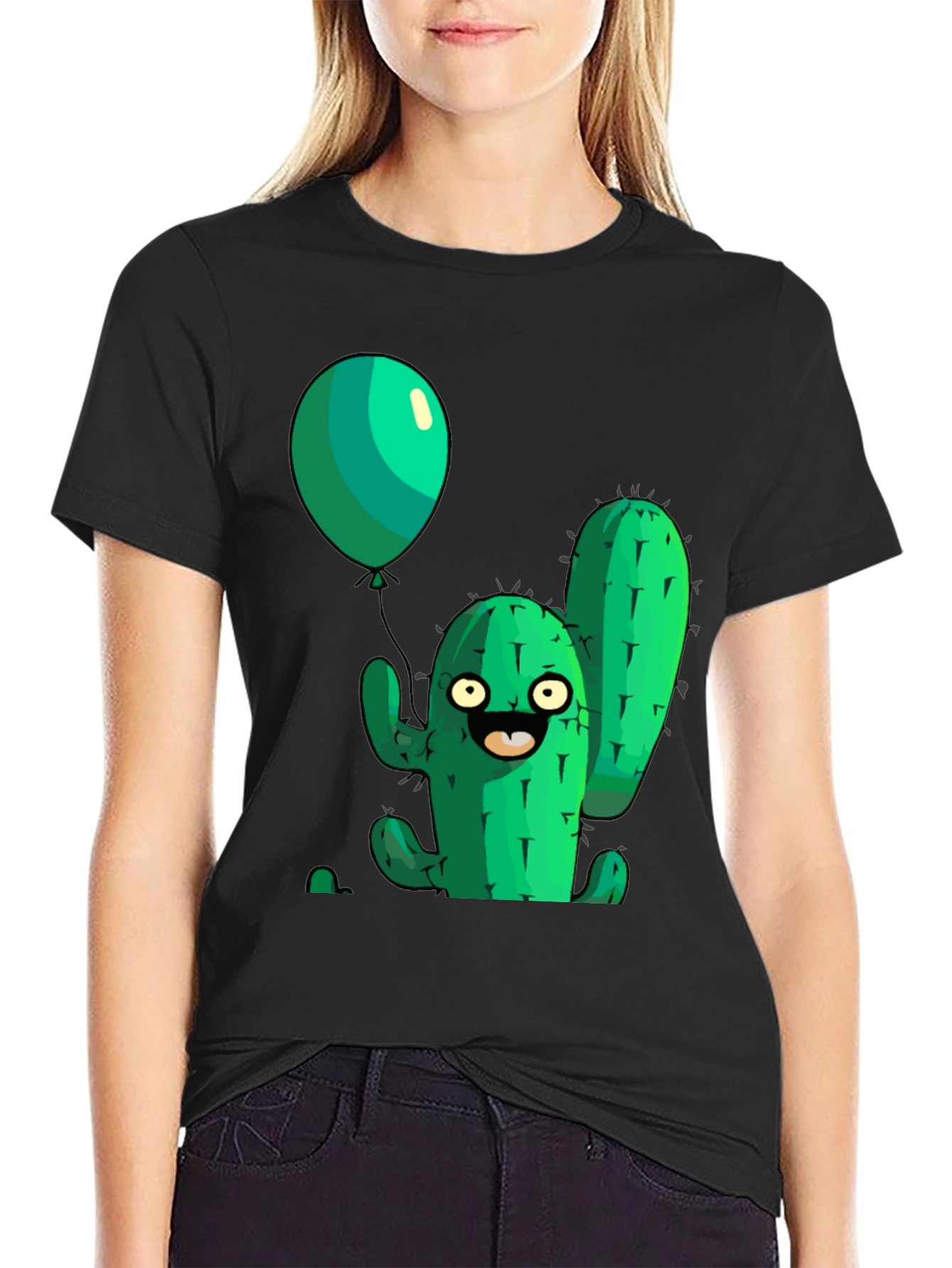 Cartoon Cactus T-Shirt