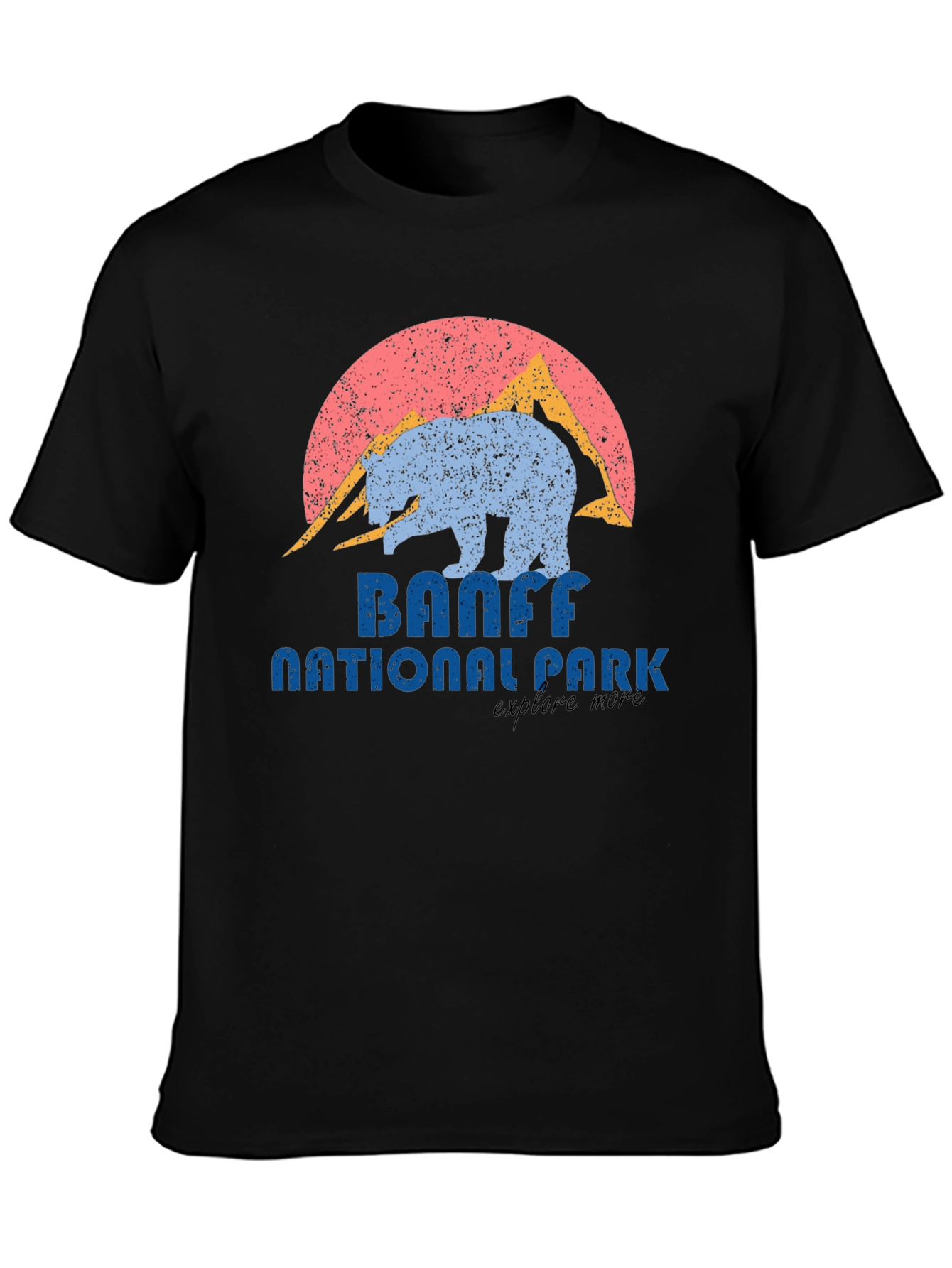 Banff National Park Retro Bear T-Shirt