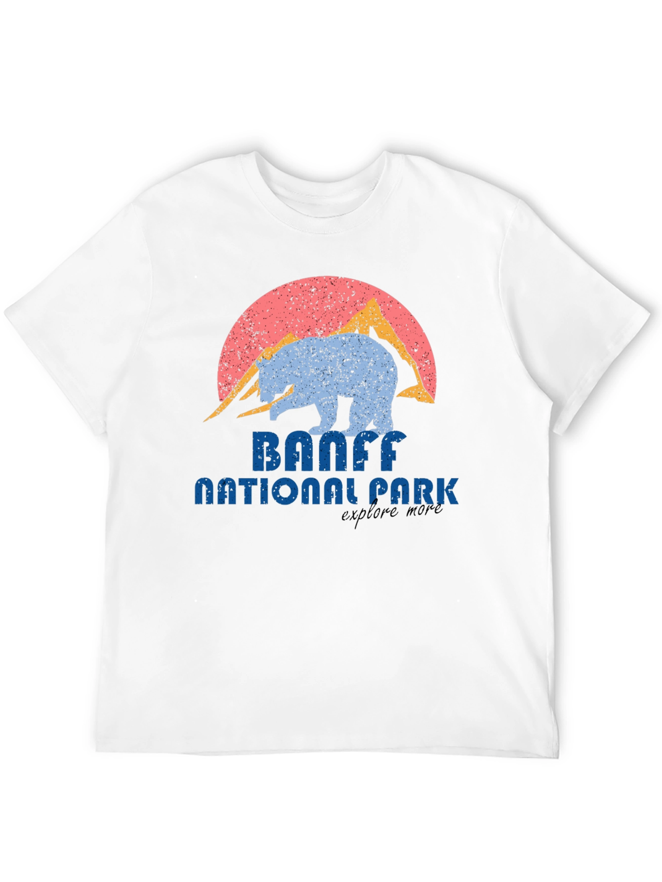 Banff National Park Retro Bear T-Shirt