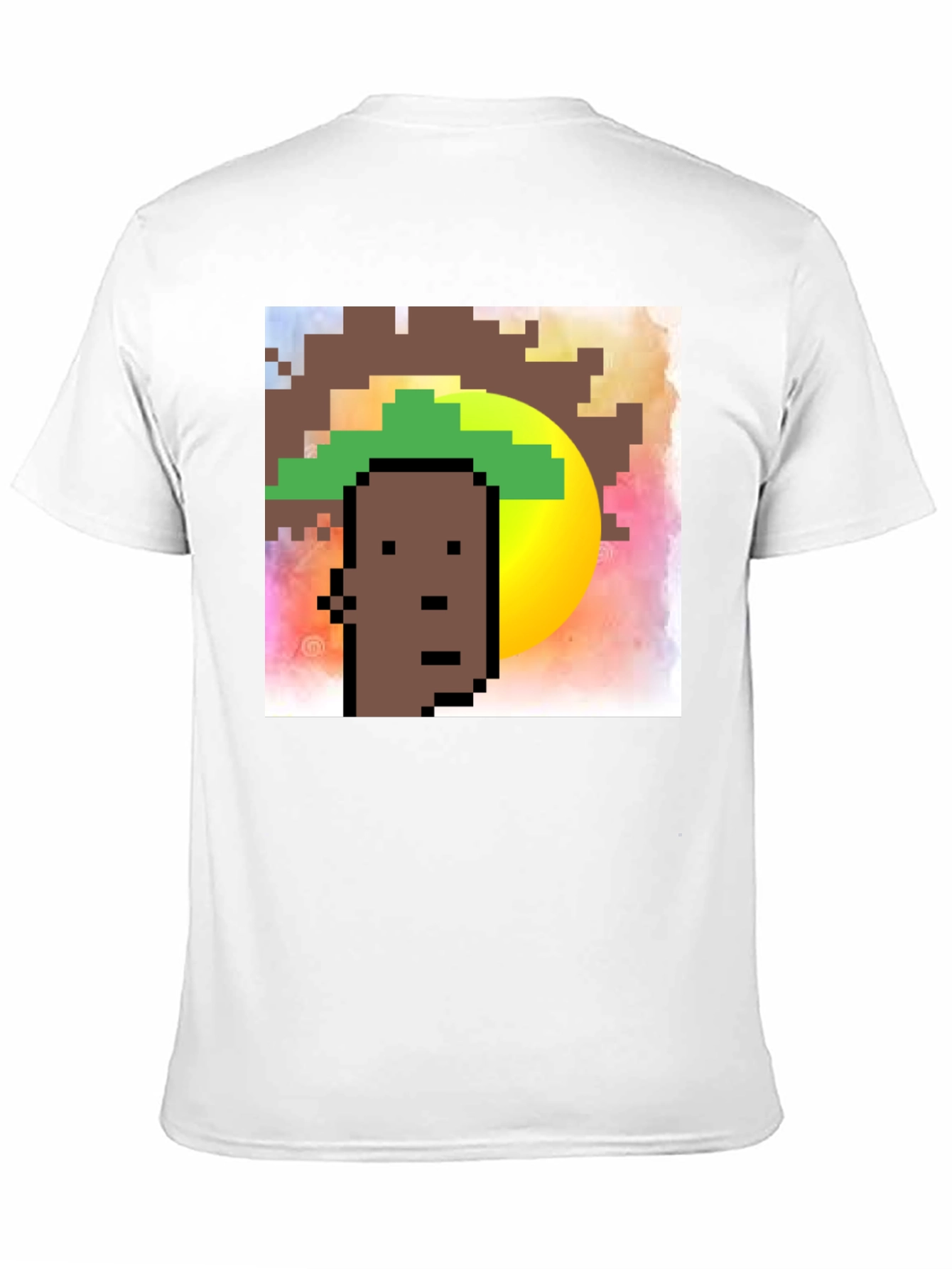 Pixel Art Graphic Tee - Crypto Punk Style Shirt