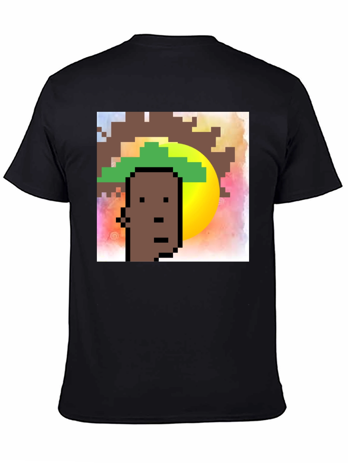 Pixel Art Graphic Tee - Crypto Punk Style Shirt