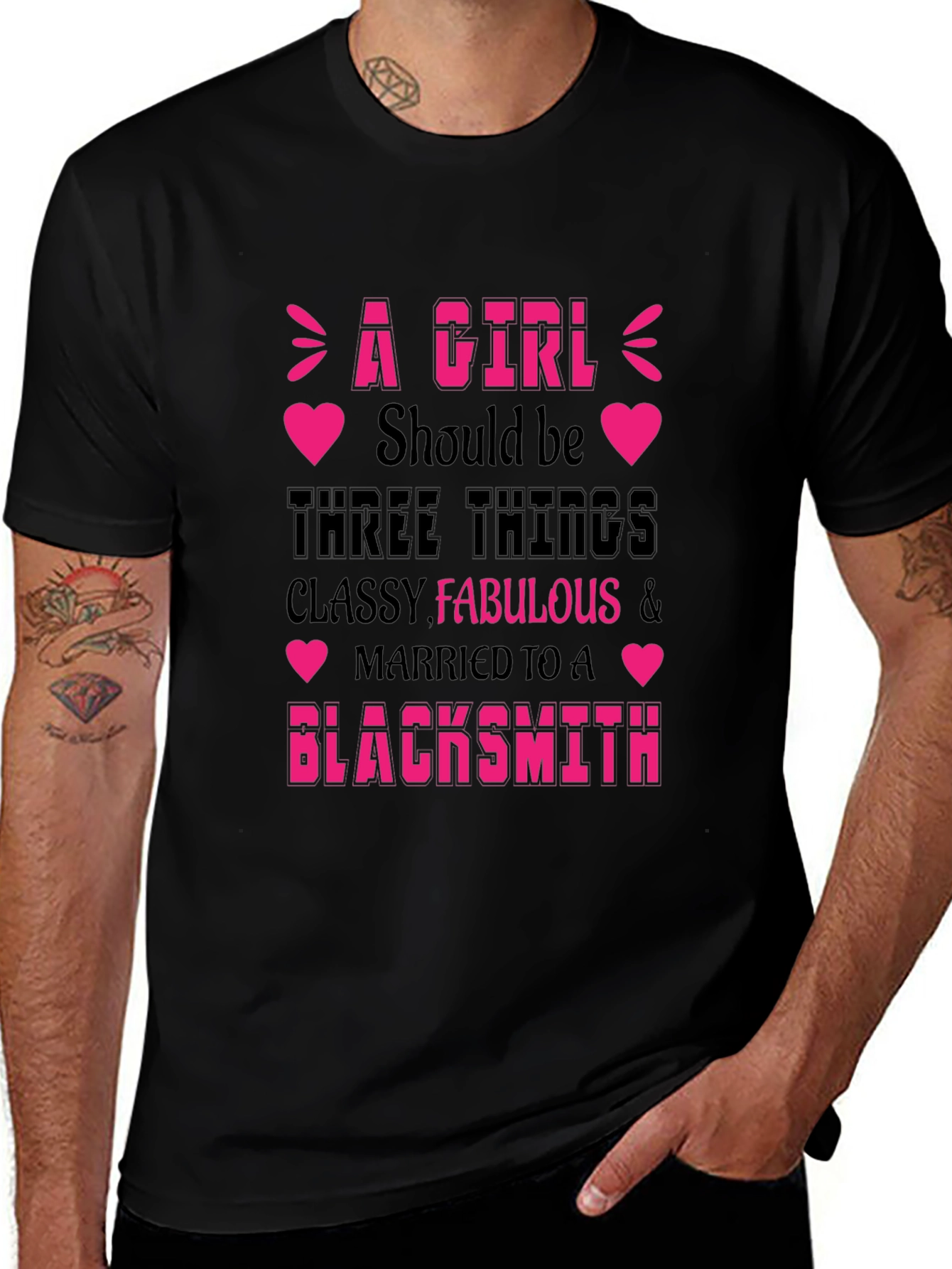 Classy Fabulous Blacksmith Wife T-Shirt