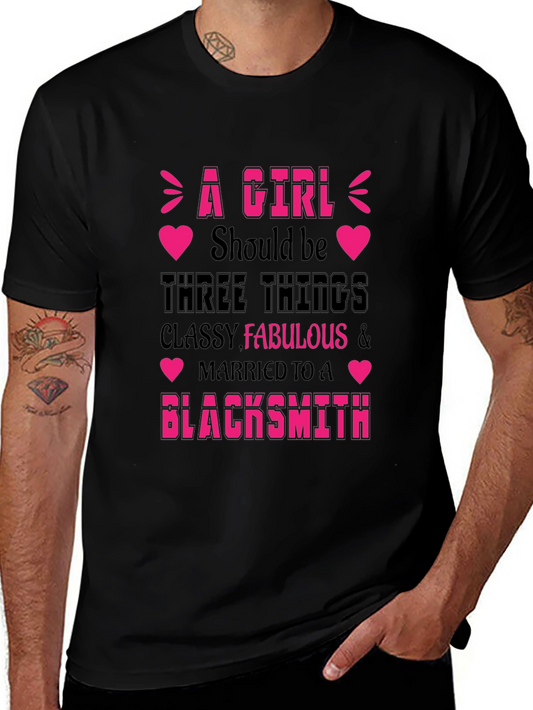 Classy Fabulous Blacksmith Wife T-Shirt