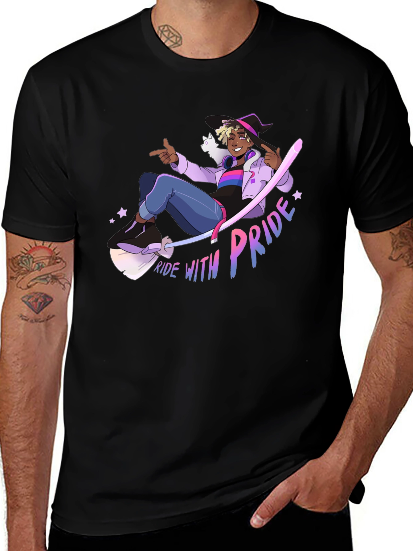 Ride With Pride Graphic T-Shirt