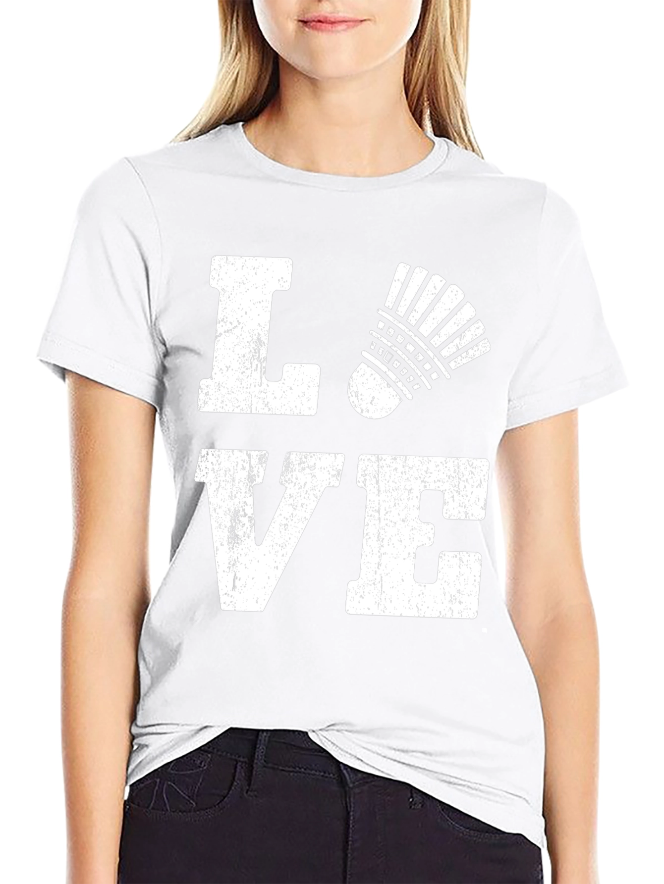 Love Badminton Graphic T-Shirt