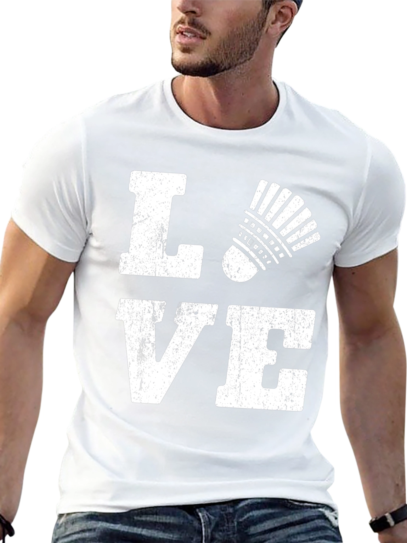 Love Badminton Graphic T-Shirt