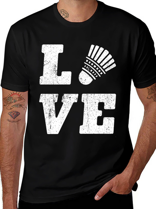 Love Badminton Graphic T-Shirt